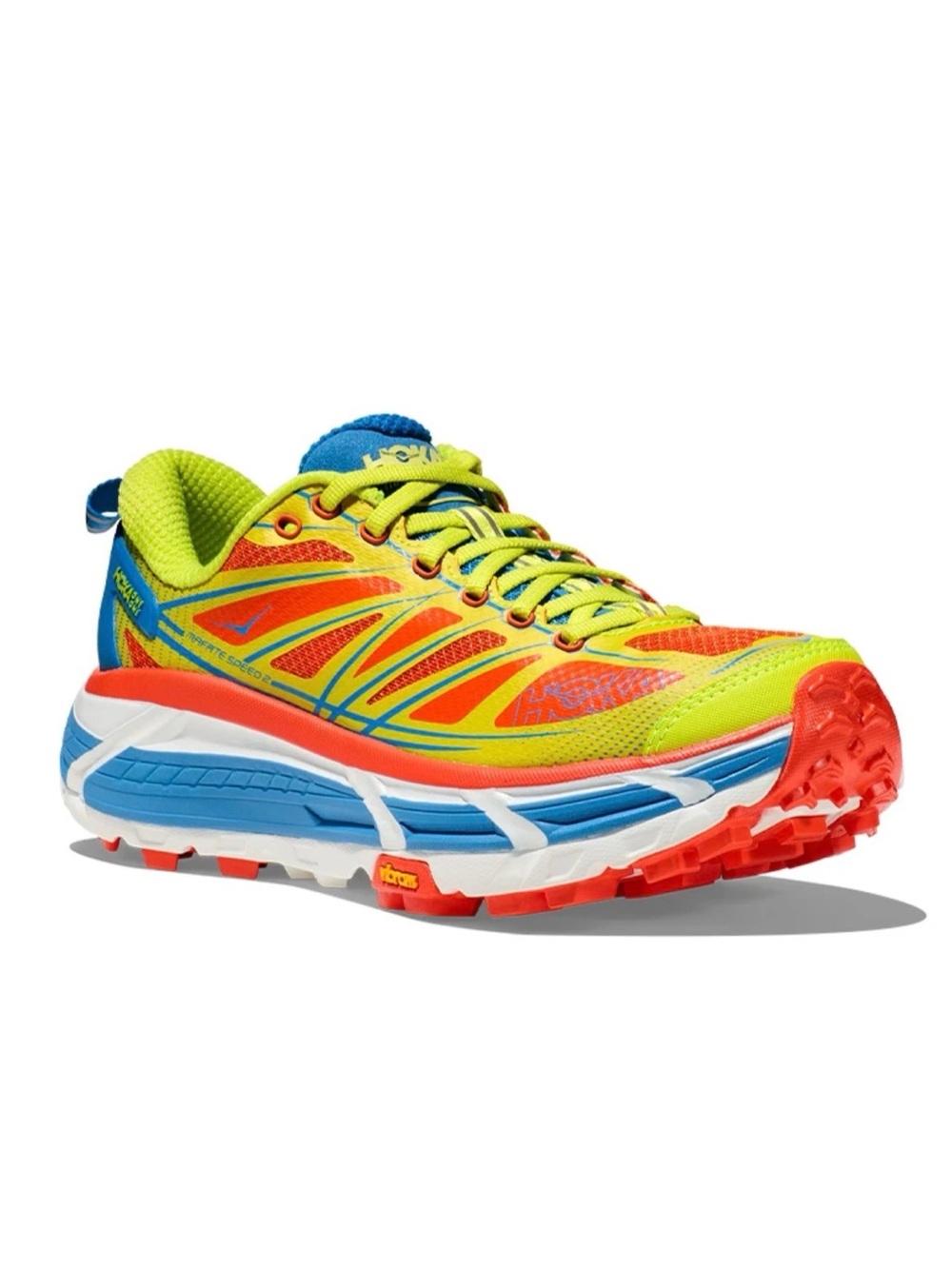 Hoka One One Mafate Speed 2 in Flame Evening Primrose